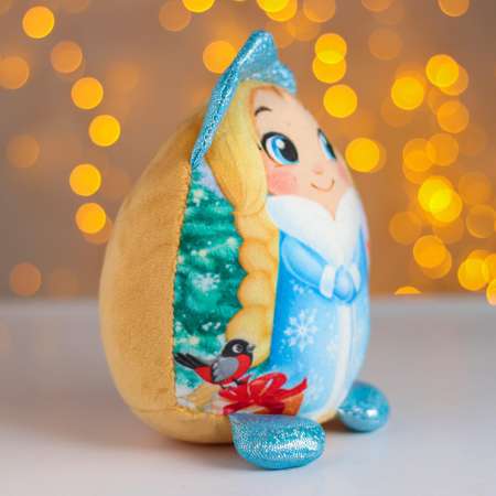 Мягкая игрушка POMPOSHKI «Новый Год» снегурочка