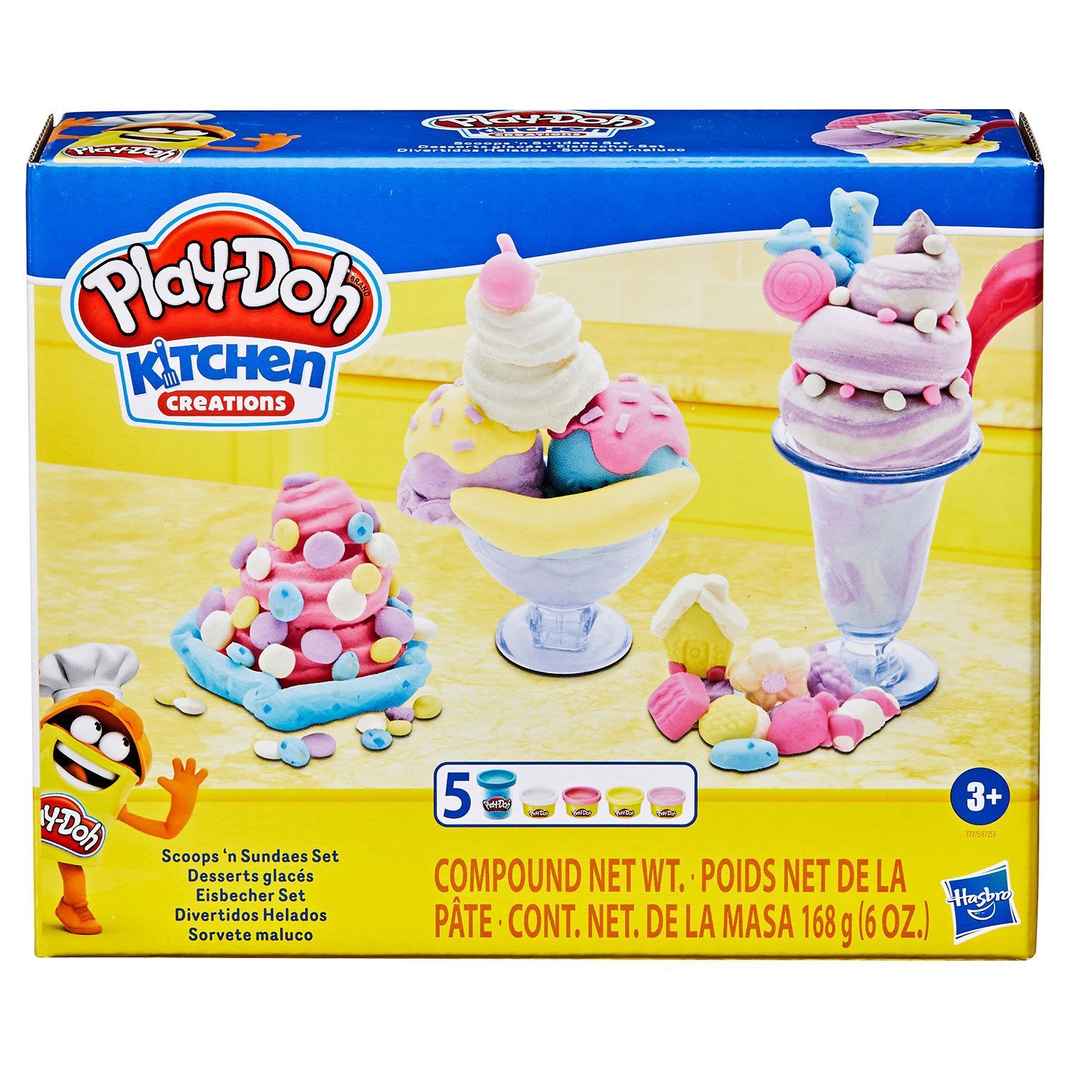 Набор игровой Hasbro Play-Doh Scoops Кухня E7275 купить по цене 999 ₽ в  интернет-магазине Детский мир