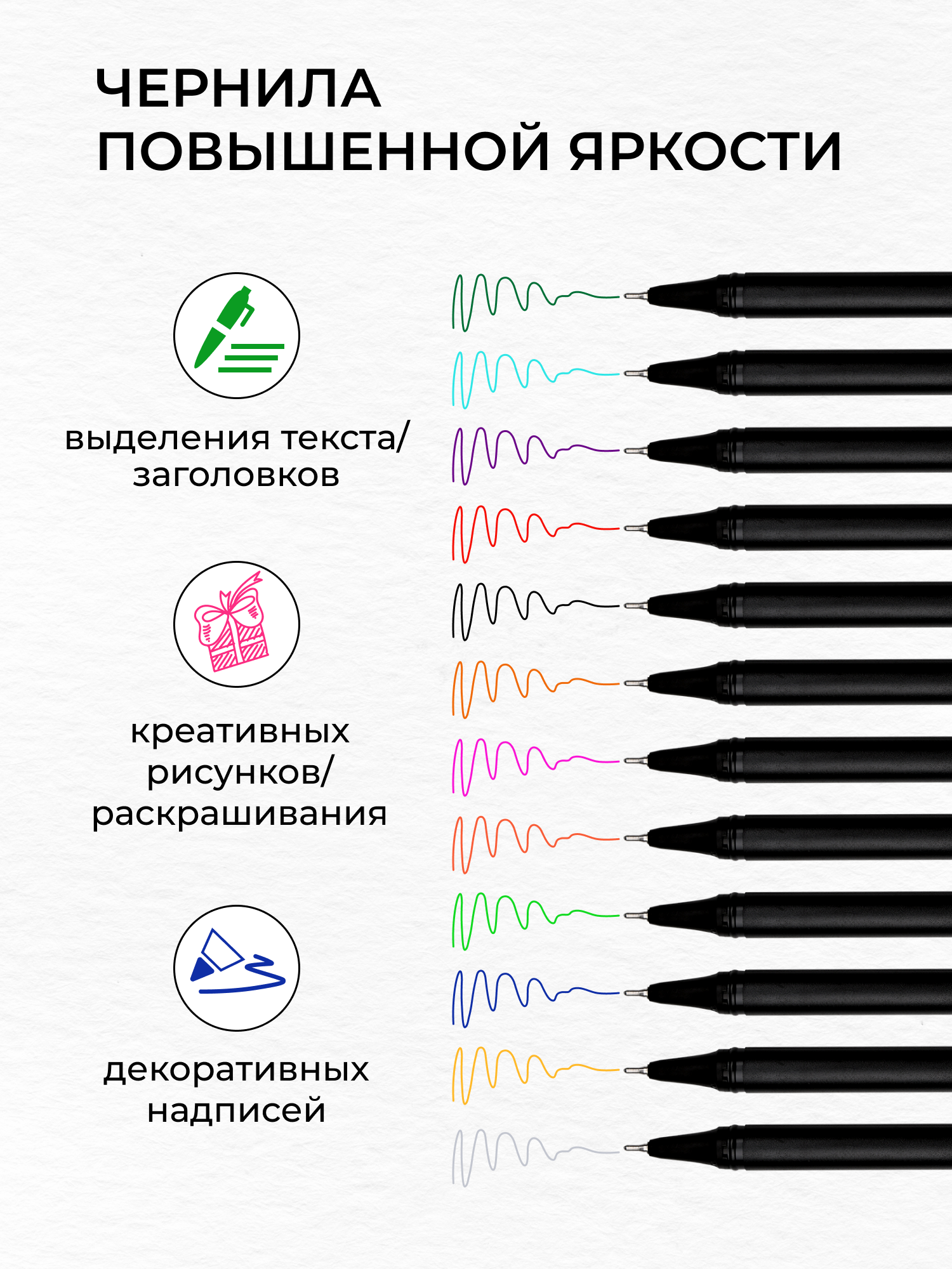 Ручки гелевые LINC Pentonic 0.6 мм 12 шт - фото 3