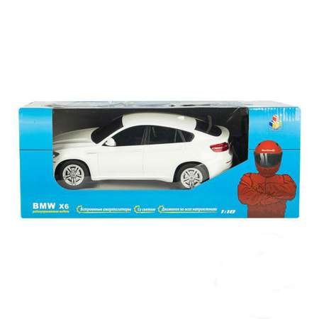 Машина лицензионная р/у 1TOY BMW X6 1:18. с заряд. устройством в ассортименте