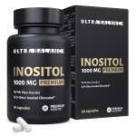 Инозитол 1000 мг капсулы UltraBalance бад комплекс для женского здоровья миоинозитол витамин для женщин и мужчин 60 капсул