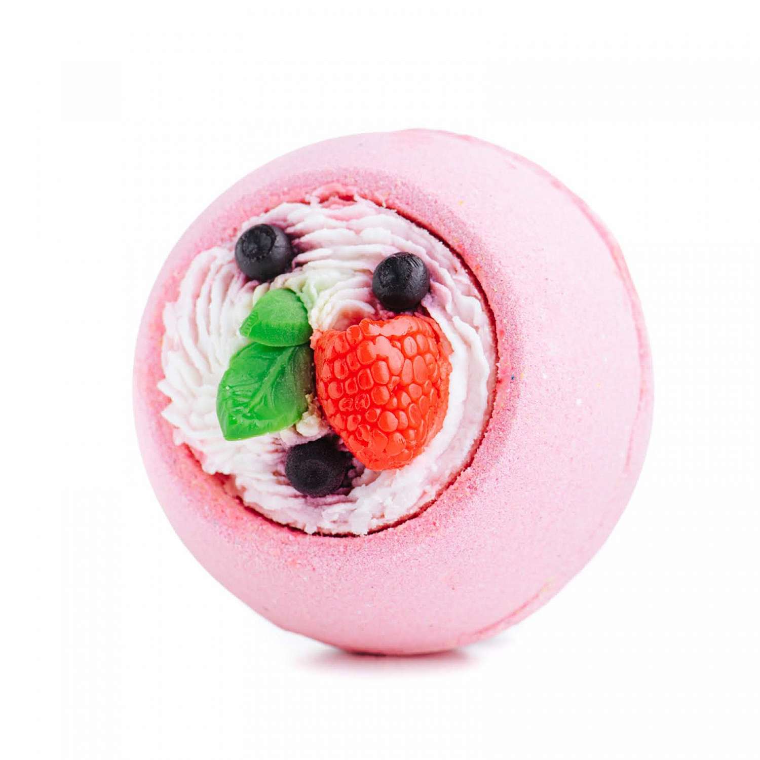 Бомбочка для ванны Fabrik Cosmetology Малиновый десерт - фото 1