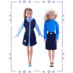 Набор одежды Модница для куклы 29 см 2017 синий