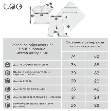 Комплект крестильный LEO