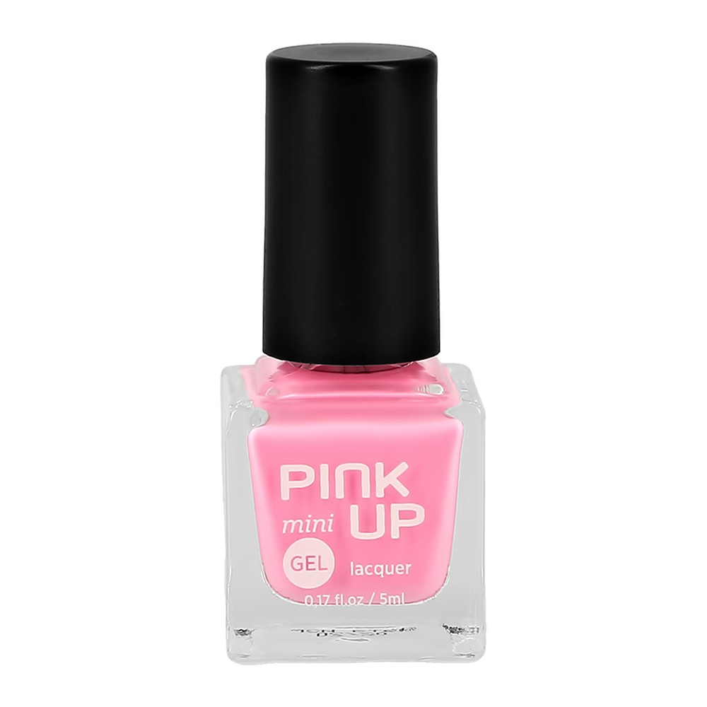 Лак для ногтей Pink Up mini gel с эффектом геля тон 12 5 мл - фото 3