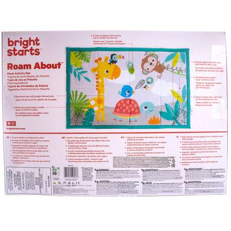 Коврик развивающий Bright Starts Джунгли XL 12623BS