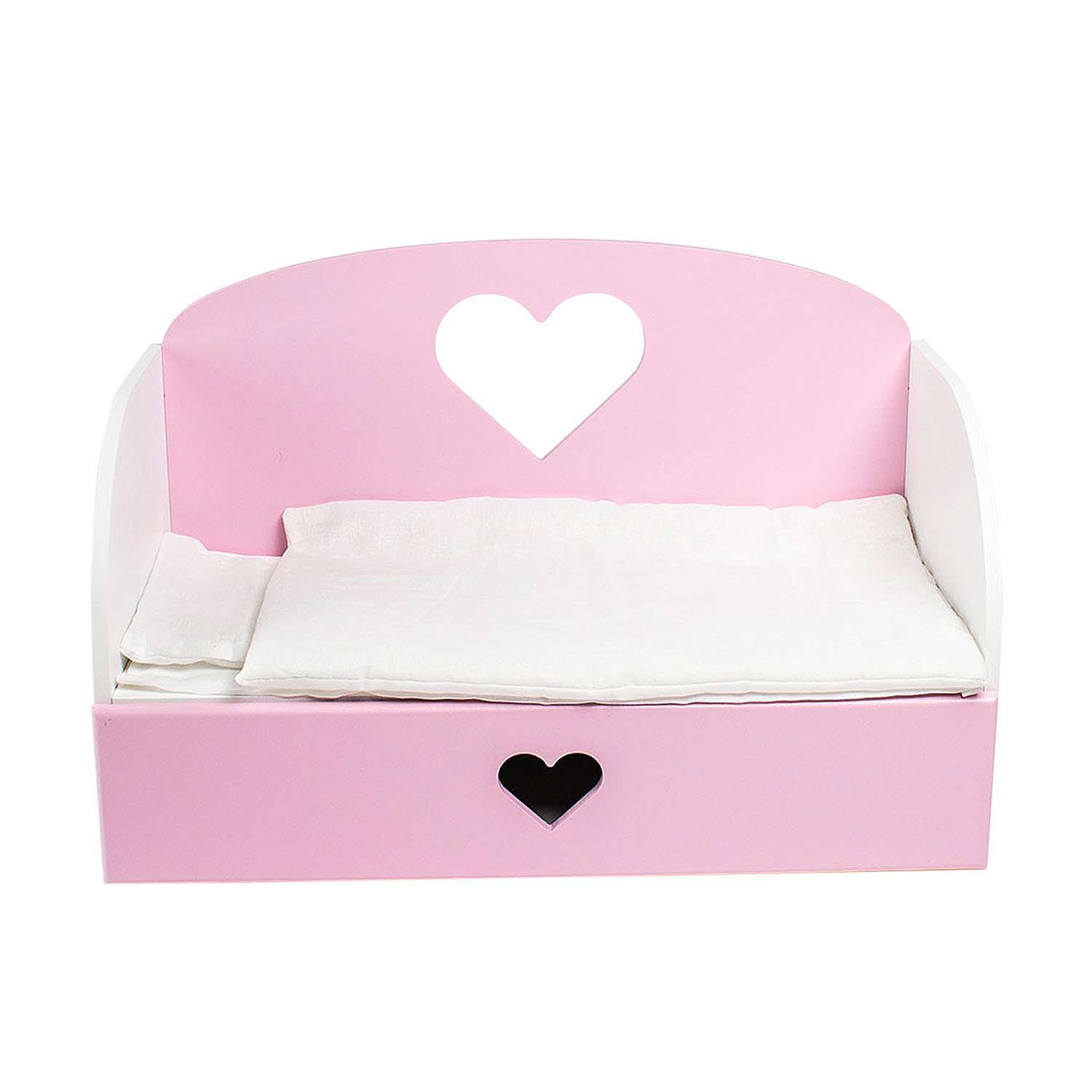 Мебель для кукол PAREMO Диван–кровать Сердце Розовый PFD120-16 PFD120-16 - фото 1