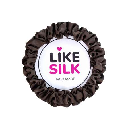 Резинка для волос LIKE SILK №1 шёлк ARMANI шоколадный