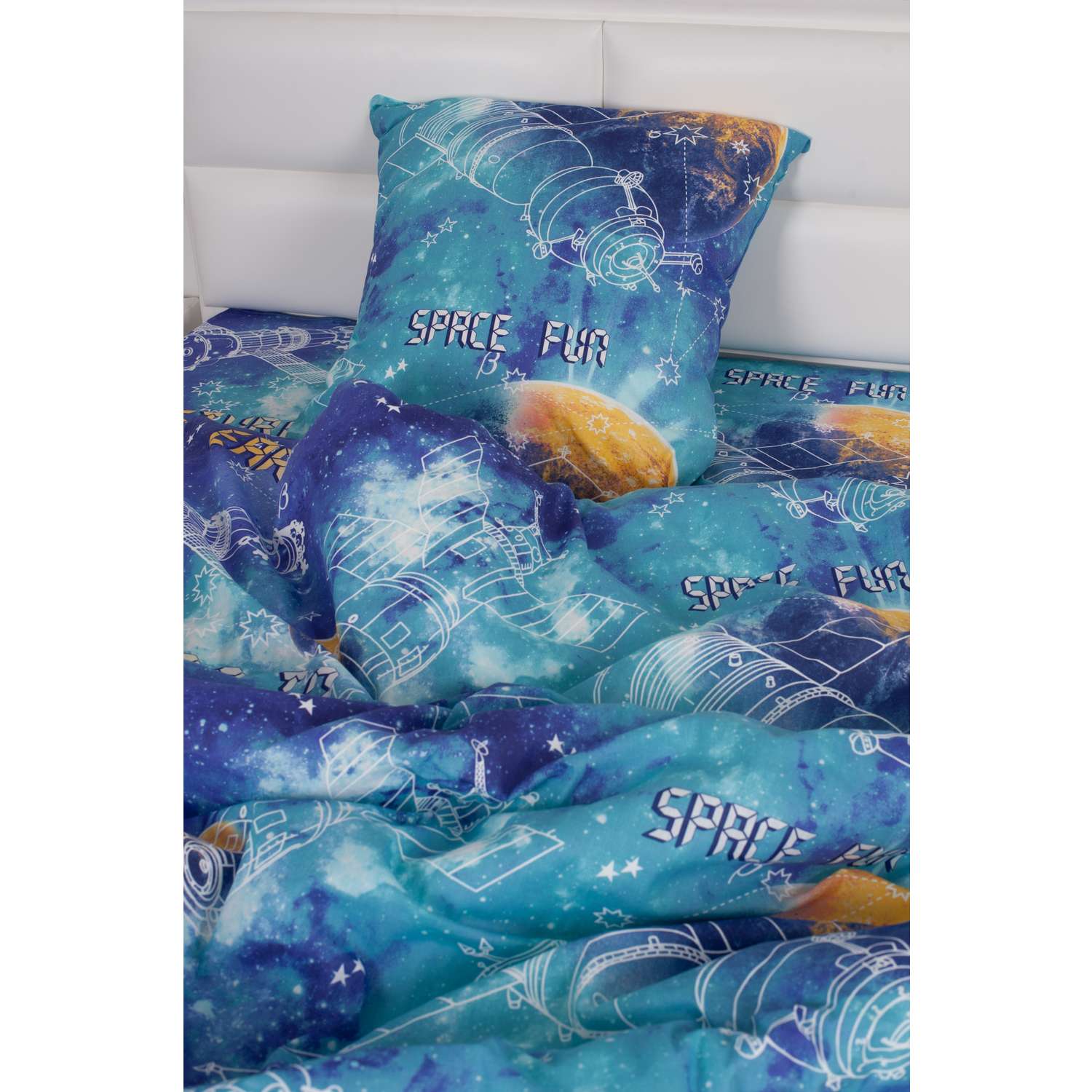 Комплект постельного белья MILANIKA Галактика 3 предмета - фото 3