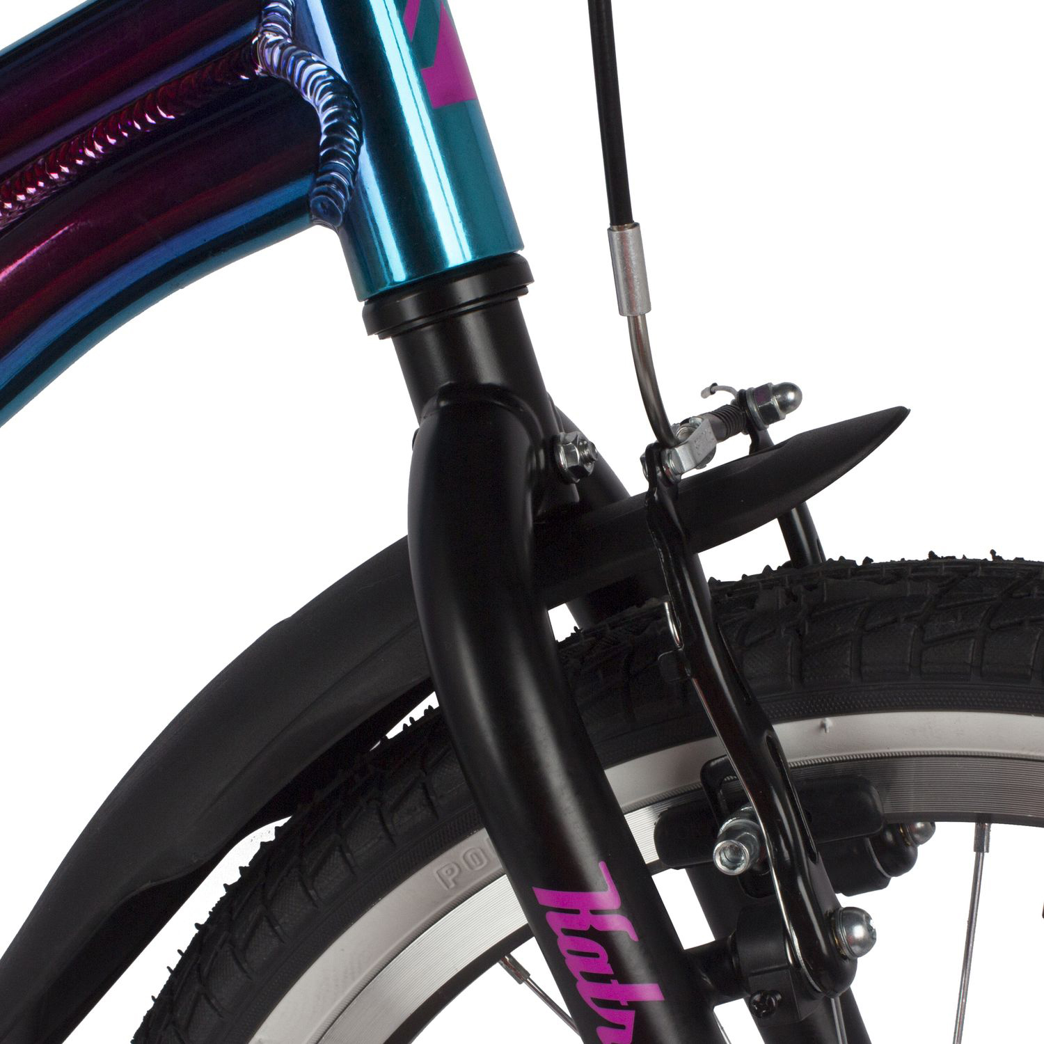 Велосипед 20 фиолетовый. NOVATRACK KATRINA - фото 4