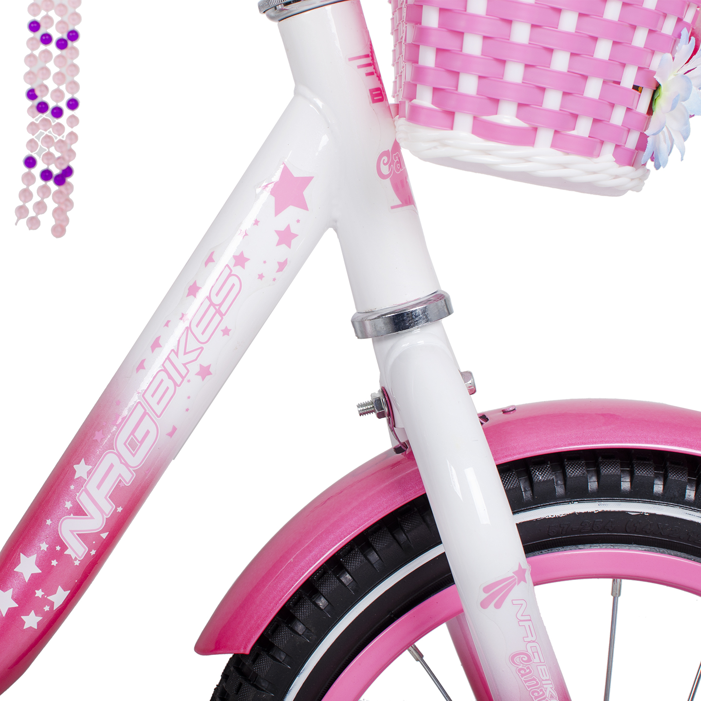 Велосипед NRG BIKES CANARY 14 pink-white - фото 19