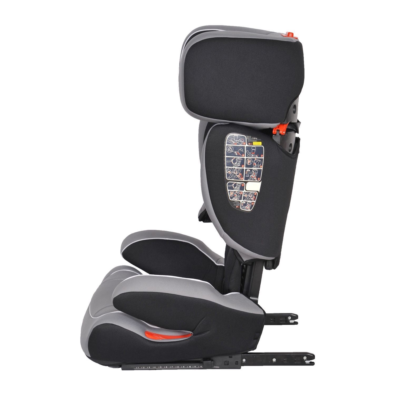 Автокресло Actrum K-70 Apollo Isofix Черный-Серый - фото 5