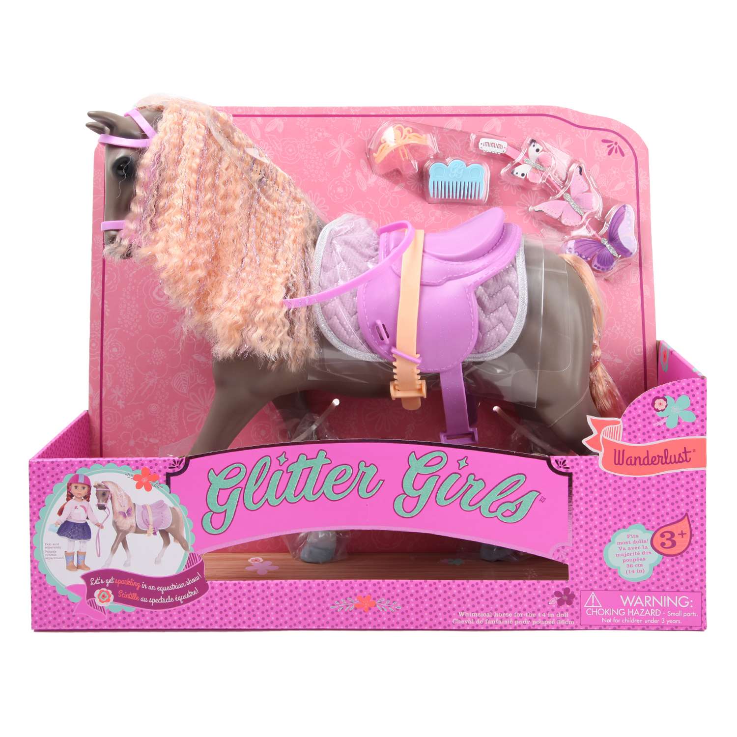 Игрушка Glitter Girls Wanderlust Лошадь с тиарой GG58002Z - фото 2