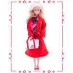 Пальто Модница для куклы 29 см 1906 красный