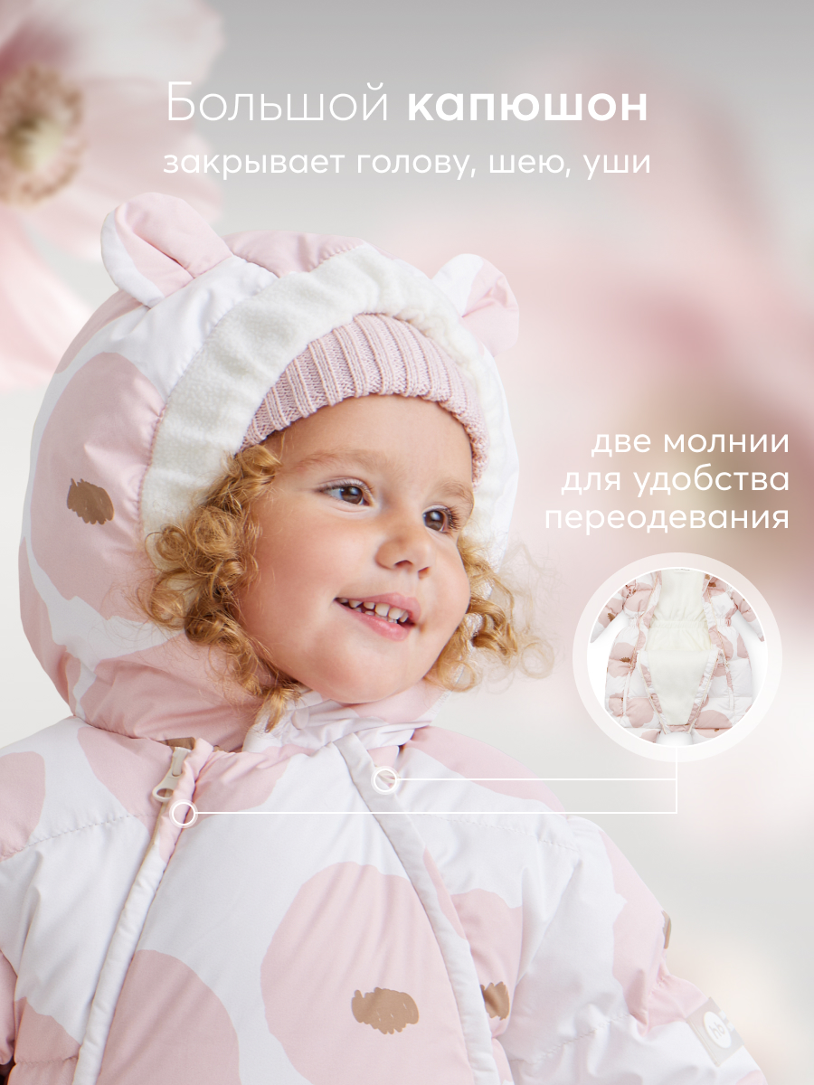 Комбинезон HAPPY BABY 89028_pink(flower) - фото 4