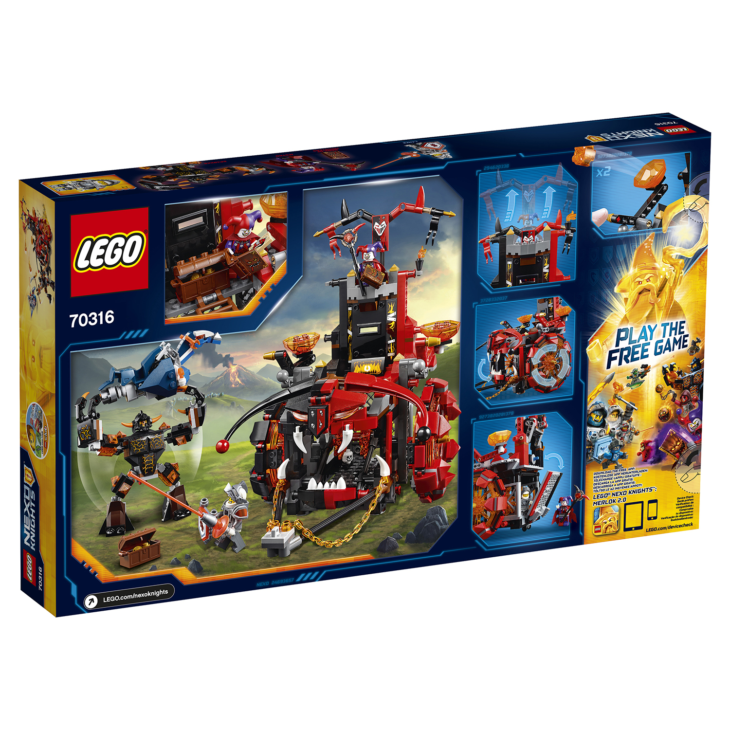 Конструктор LEGO Nexo Knights Джестро-мобиль (70316) - фото 3