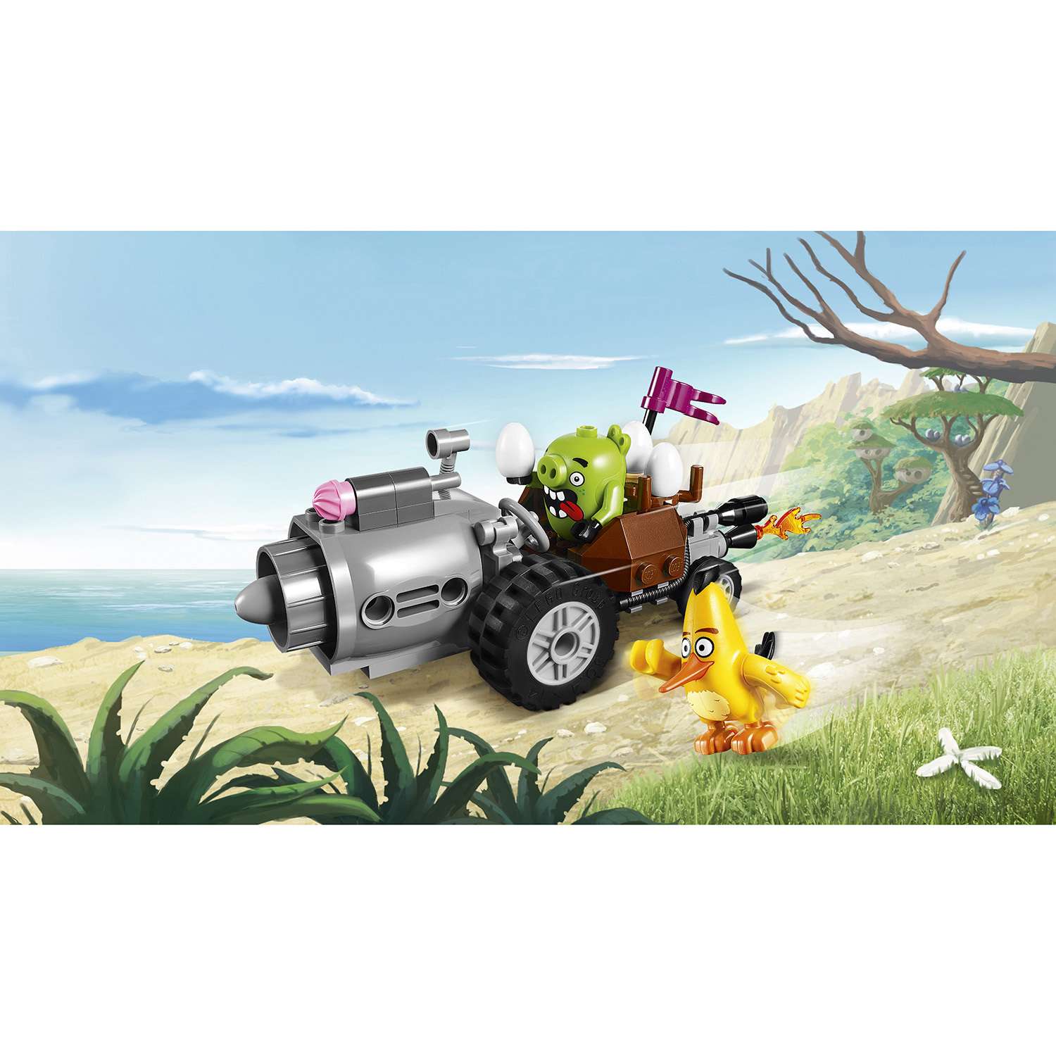 Конструктор LEGO Angry Birds Побег из машины свинок (75821) - фото 4