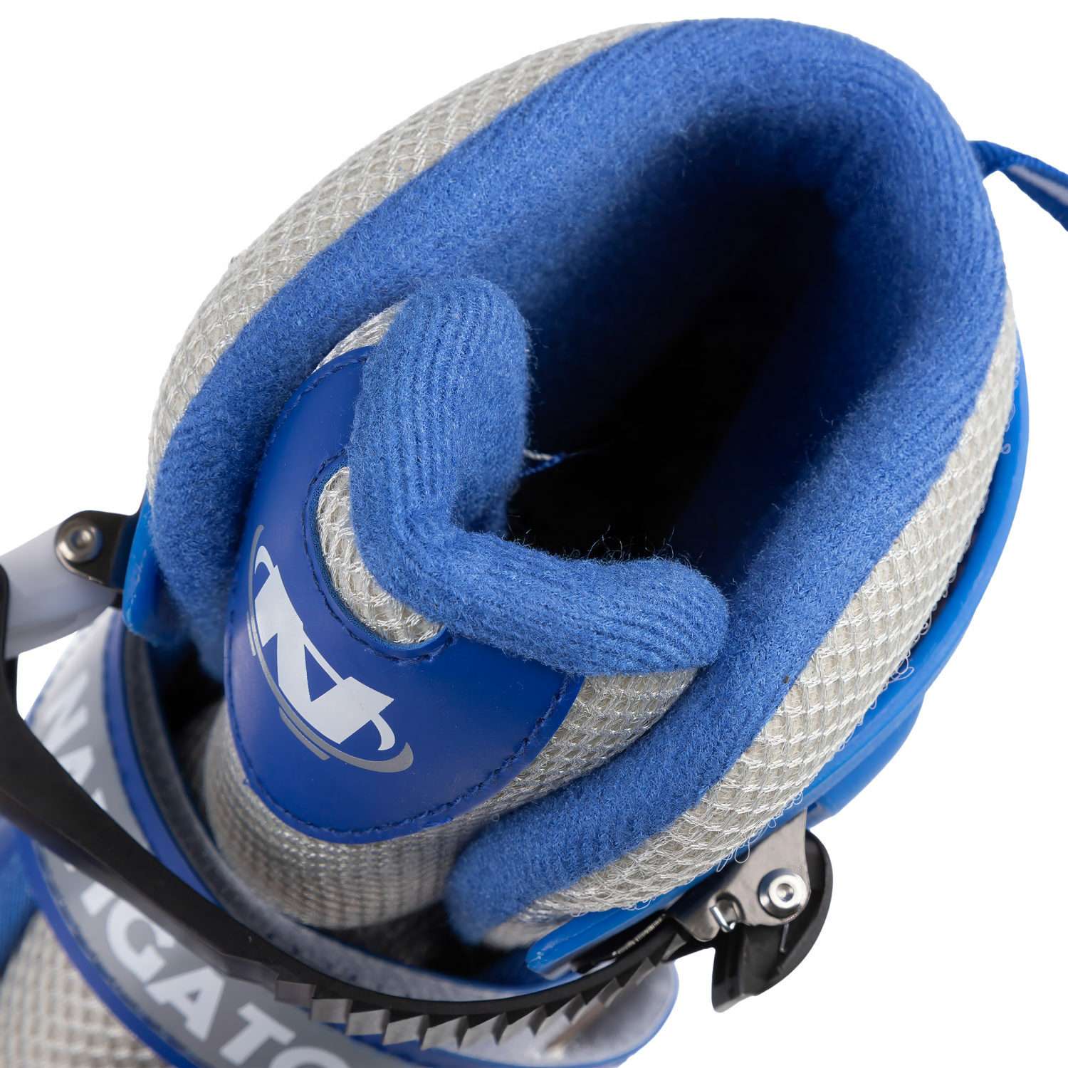 Ролики Navigator детские раздвижные 30 - 33 размер с защитой и шлемом синий - фото 14