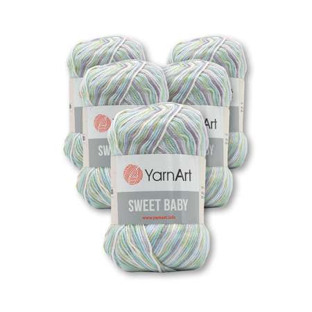 Пряжа для вязания YarnArt Sweet Baby 100 гр 300 м акрил тонкая детская 5 мотков цвет 912