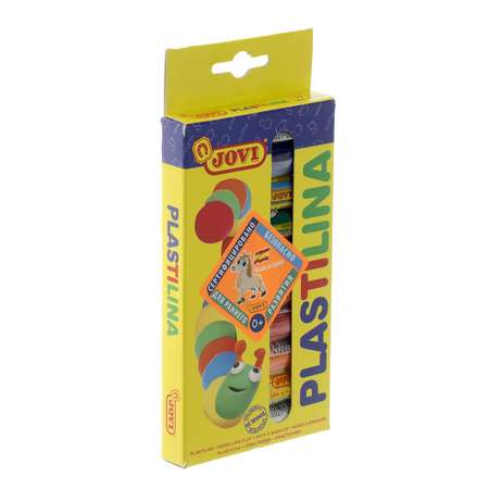 Пластилин Jovi 15г*10цветов в коробке с европодвесом