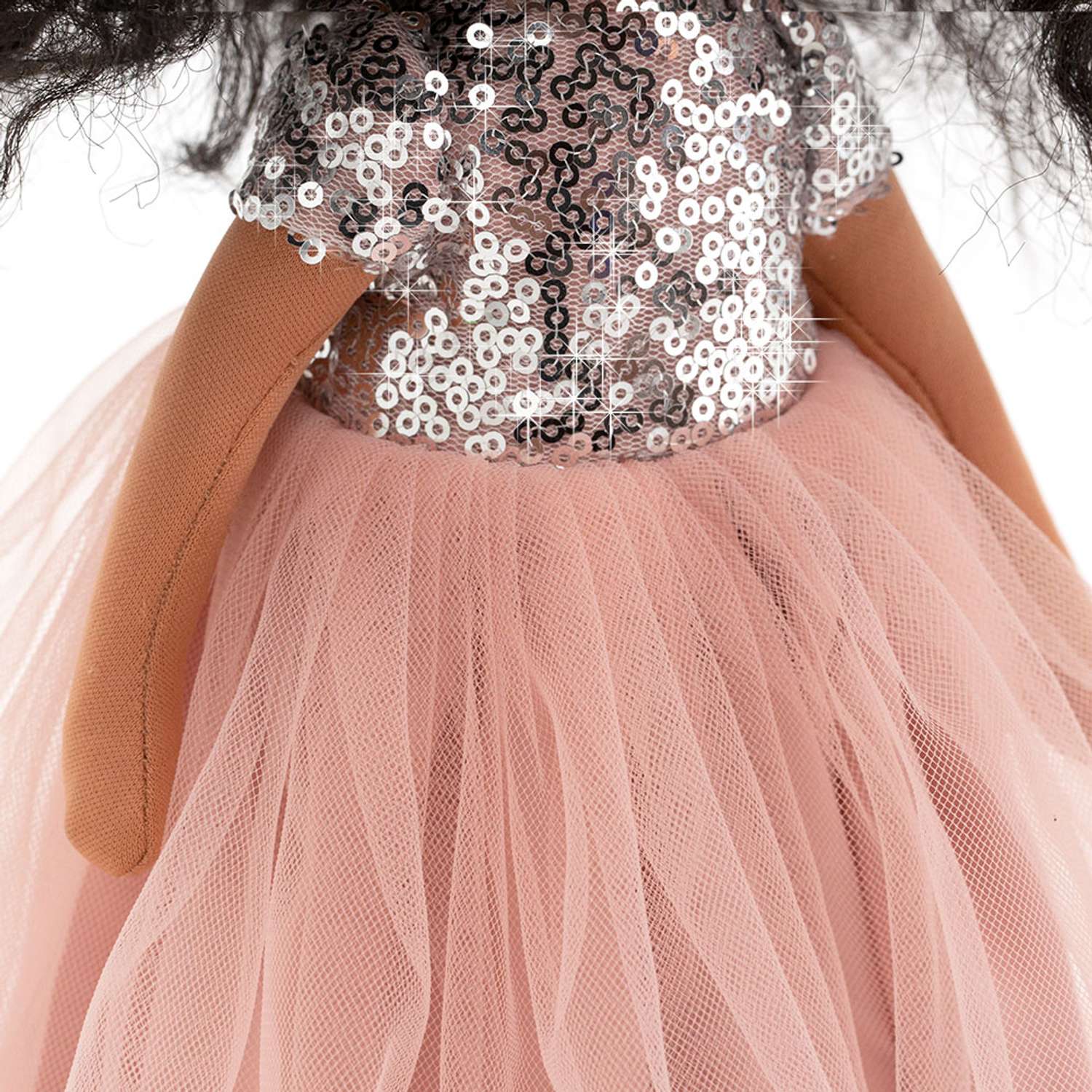 Кукла Orange Toys Sweet Sisters Tina в розовом платье с пайетками 32 см Серия Вечерний шик SS05-05 - фото 6