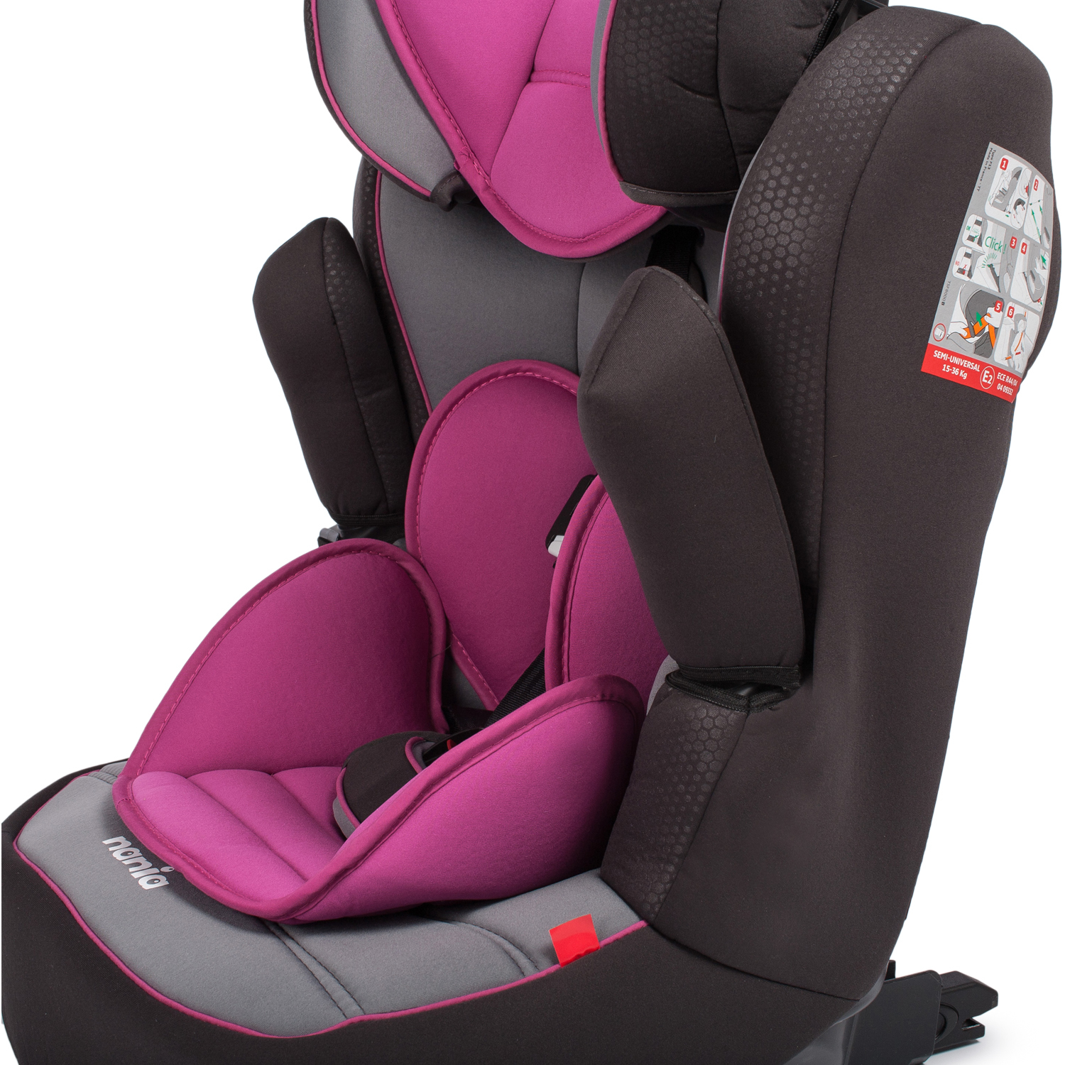 Автокресло Nania Imax SP Isofix Luxe Framboise - фото 9