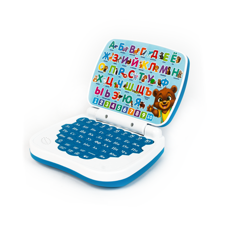 Интерактивная игрушка Zabiaka обучающая Умный компьютер цвет голубой