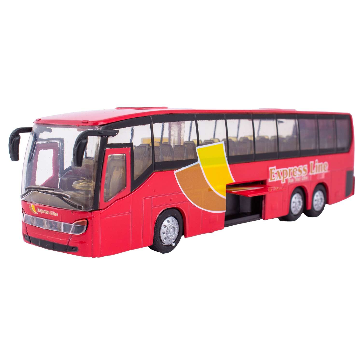 Машинка HTI (Teamsterz) Городской автобус Street Kings красный 1377030_3 - фото 1