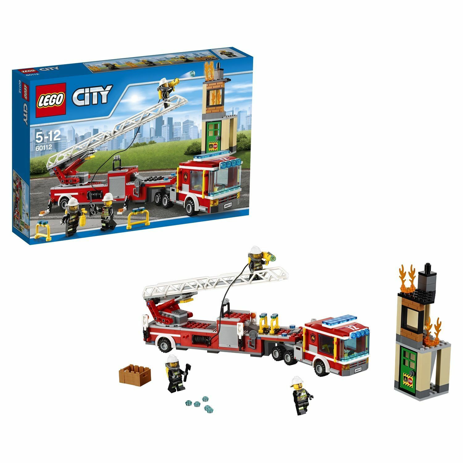 Конструктор LEGO City Fire Пожарная машина (60112) купить по цене 2999 ₽ в  интернет-магазине Детский мир