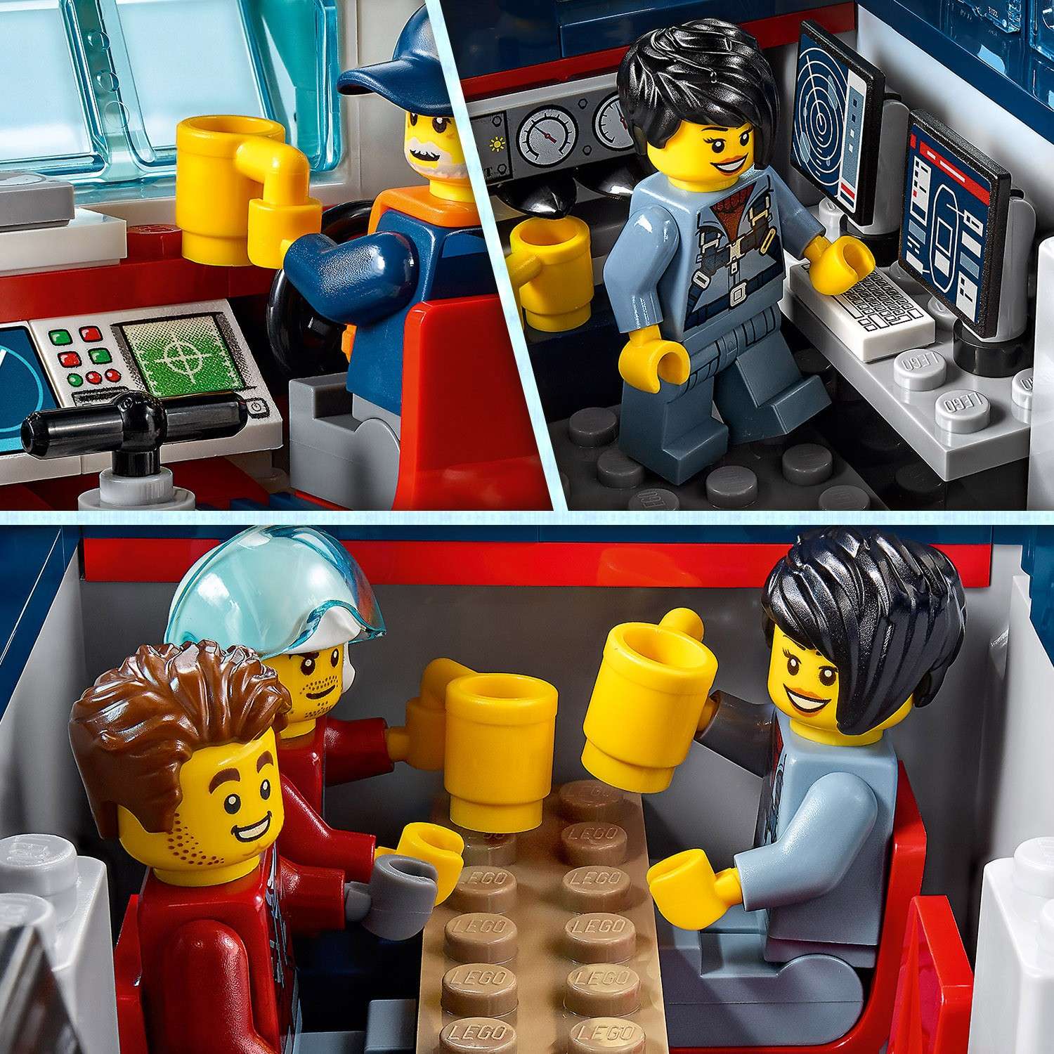 Конструктор LEGO City Исследовательское судно 60266 - фото 9