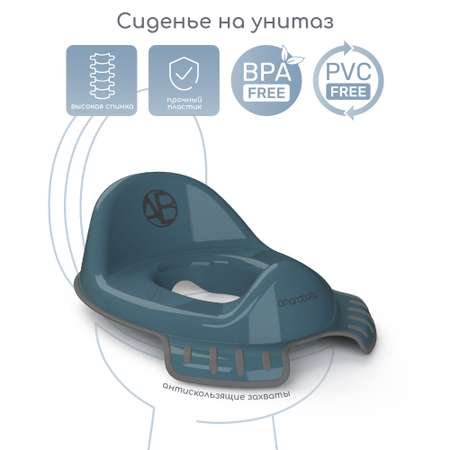 Накладка на унитаз детская AmaroBaby Snug бирюзовый