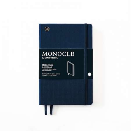 Блокнот Leuchtturm1917 Monocle B6+ 192 листа в точку твердая обложка цвет синий неви