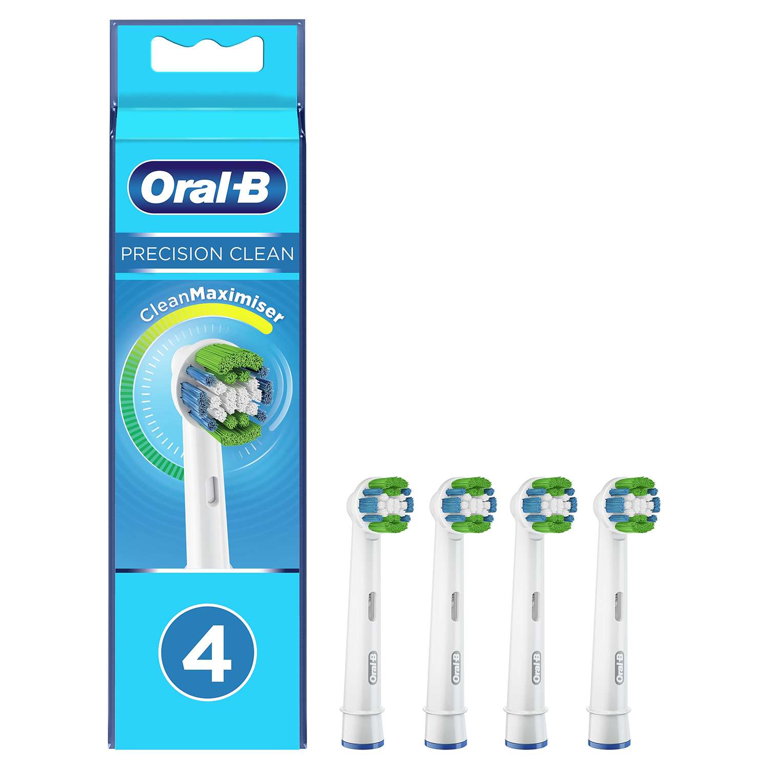 Насадки для электрических зубных щеток Oral-B Precision Clean CleanMaximiser 4шт 80348455 - фото 1