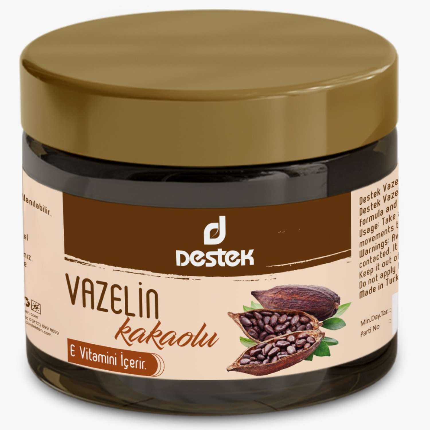 Крем-вазелин DESTEK Для тела какао - фото 1