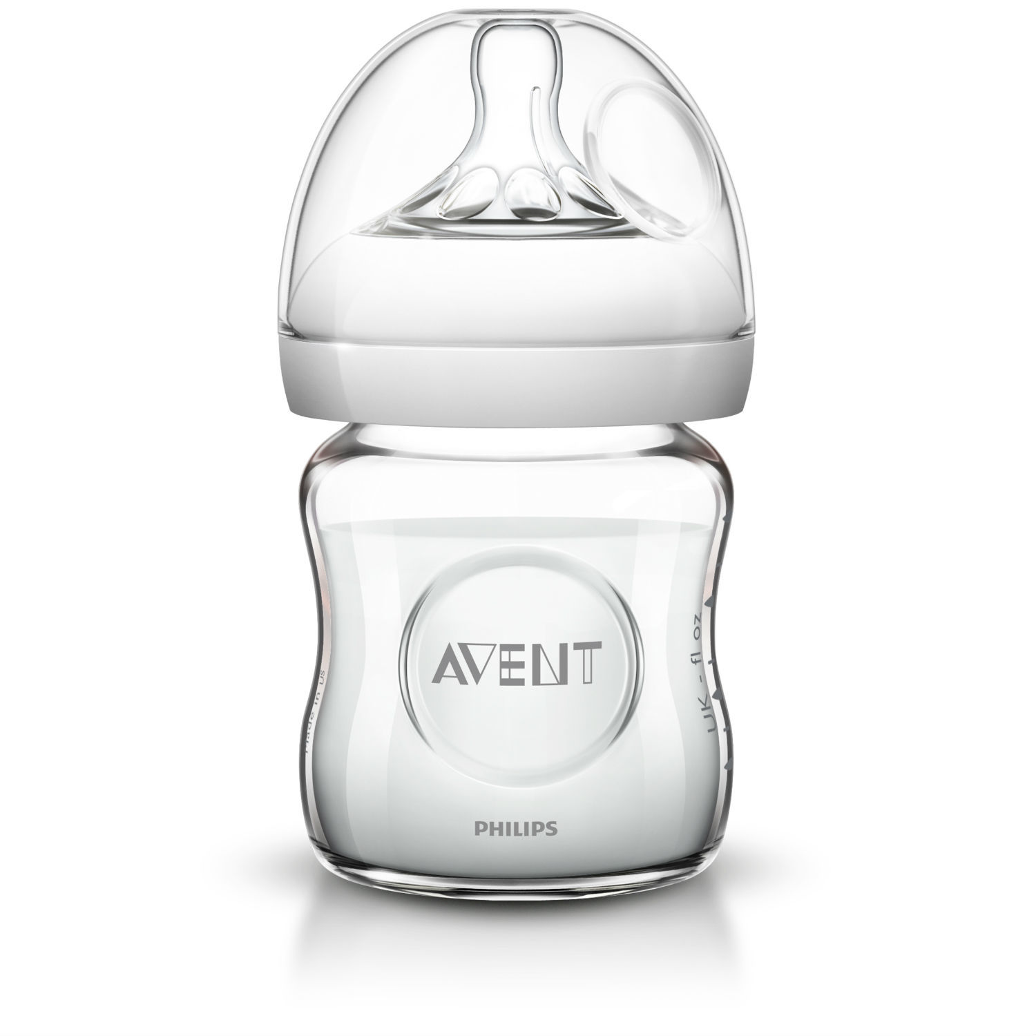 Бутылочка Philips Avent Natural стеклянная 0 мес+ 120 мл SCF671/17 - фото 1