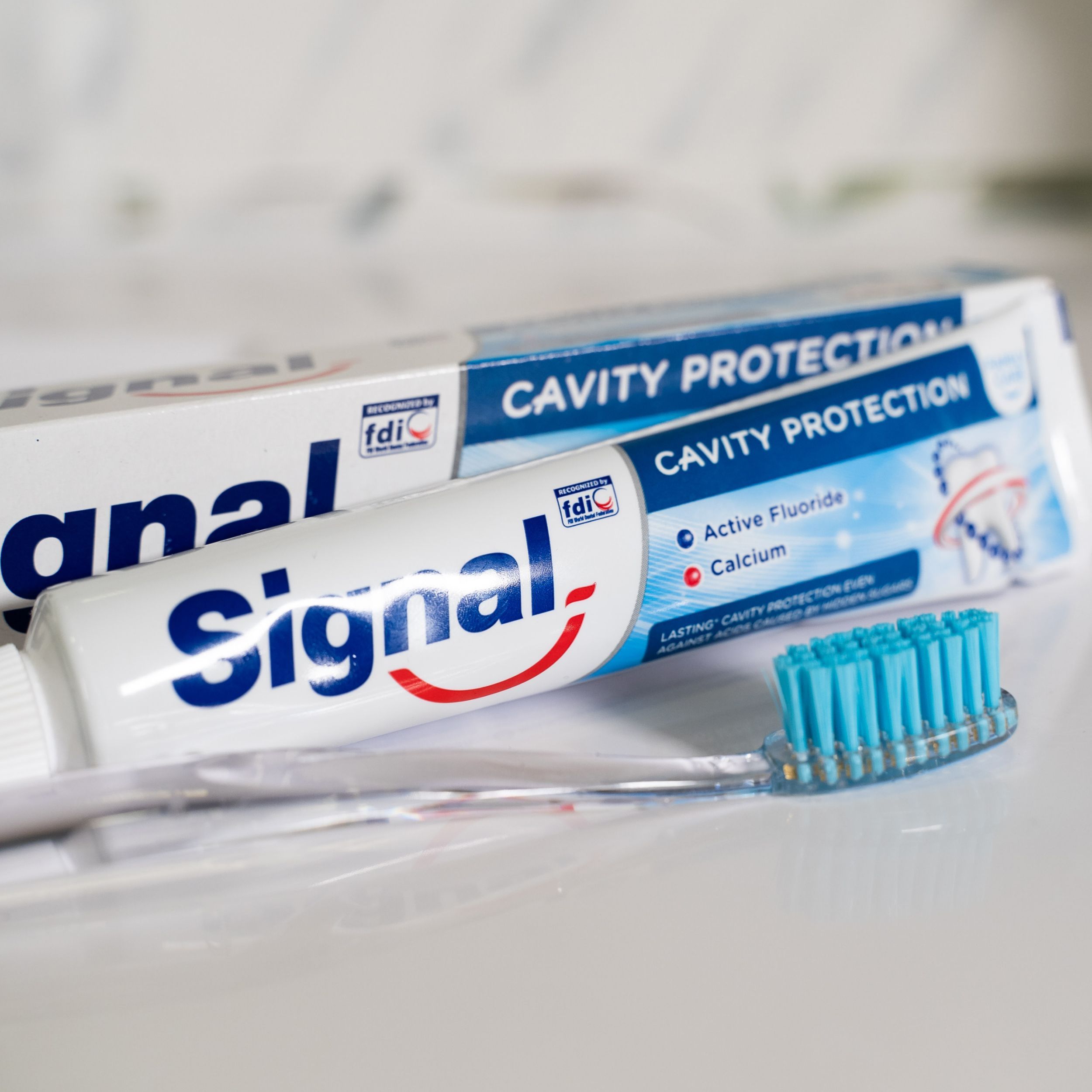 Зубная паста укрепляющая Signal CAVITY PROTECTION 75 мл - фото 7