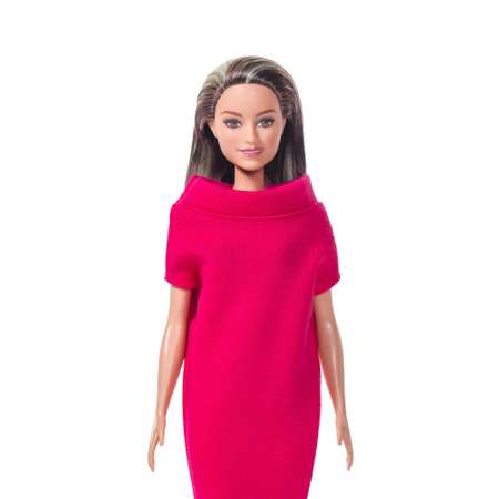 Одежда для кукол VIANA типа Барби 11.137.3 малина/бежевый