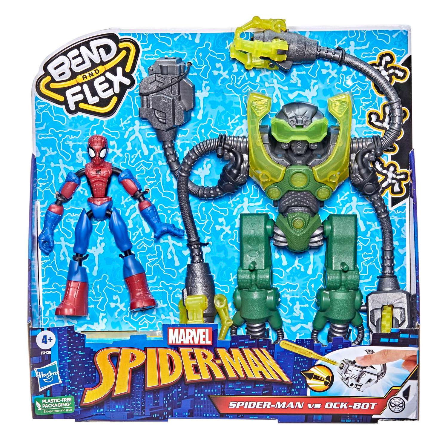 Набор игровой Hasbro (SM) Бенди Окто Бот и Человек-паук F31255L0 - фото 2