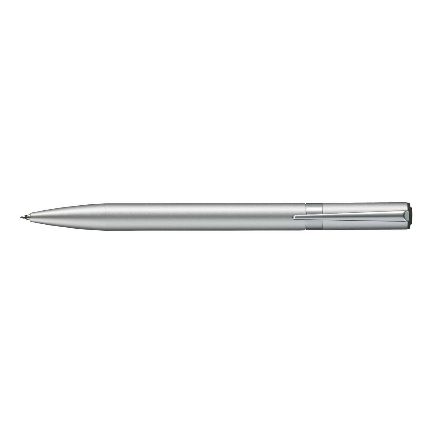 Ручка шариковая Tombow ZOOM L105 City черная корпус серебряный линия 0.7 мм подарочная упаковка - фото 3