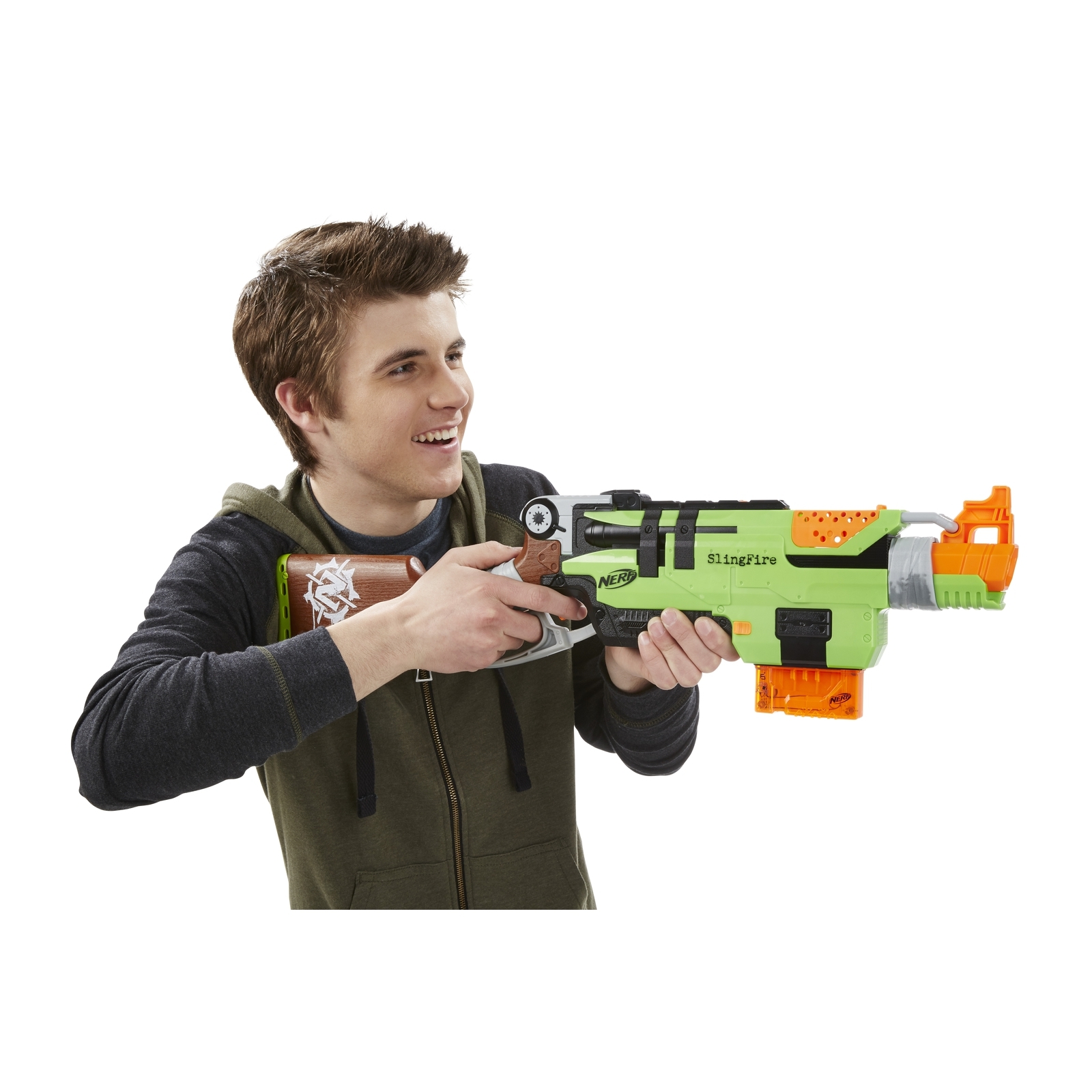 Бластер Nerf Zombie Strike Слинг Файр - фото 8