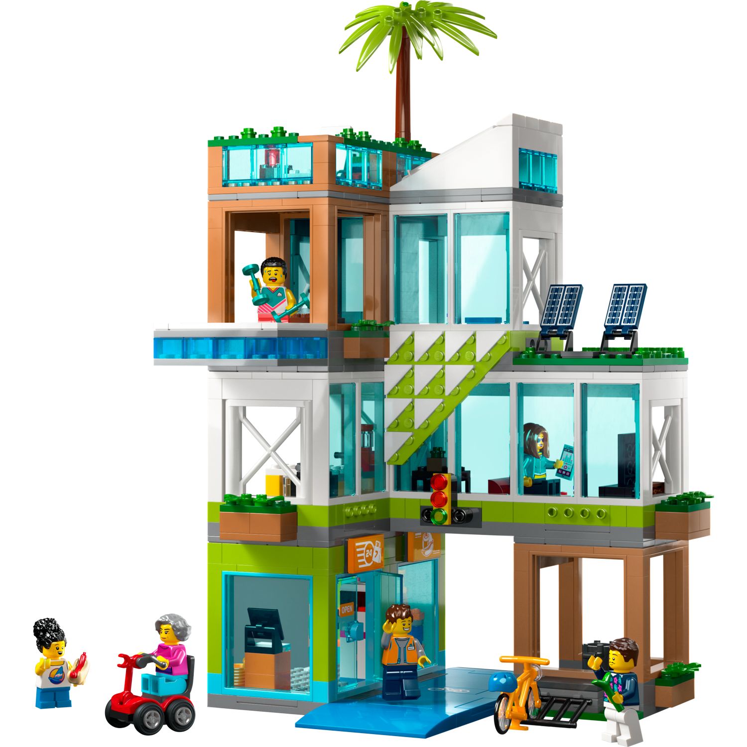 Конструктор LEGO City Apartment Building 60365 купить по цене 7499 ₽ в  интернет-магазине Детский мир