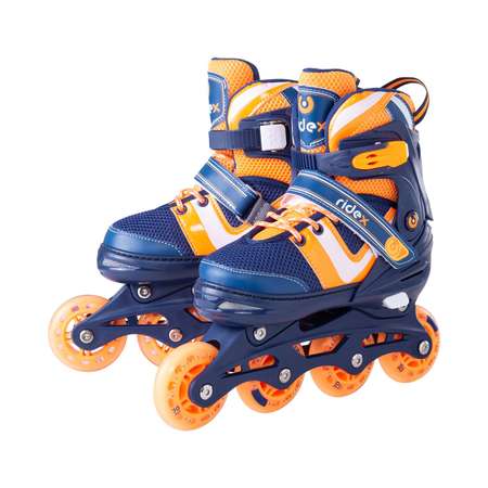 Ролики раздвижные RIDEX Inline skates Wing Orange plastic S