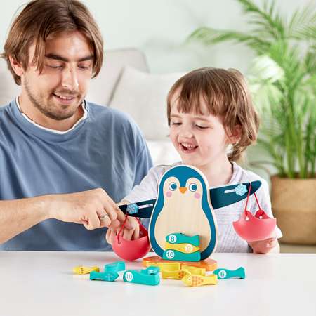 Настольная игра Hape Балансир Пингвин E1074_HP