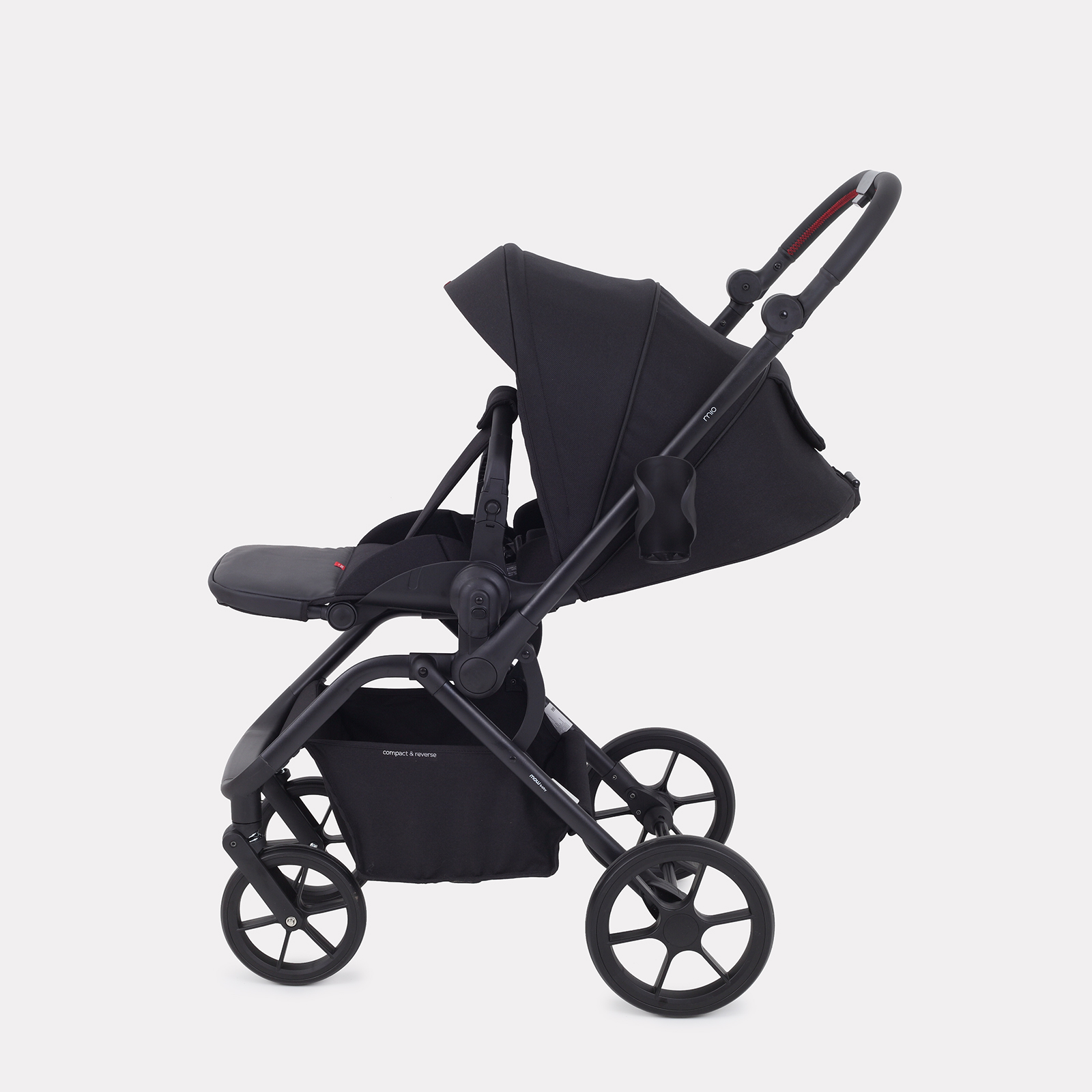 Коляска детская MOWbaby Mio MB102 Black - фото 8