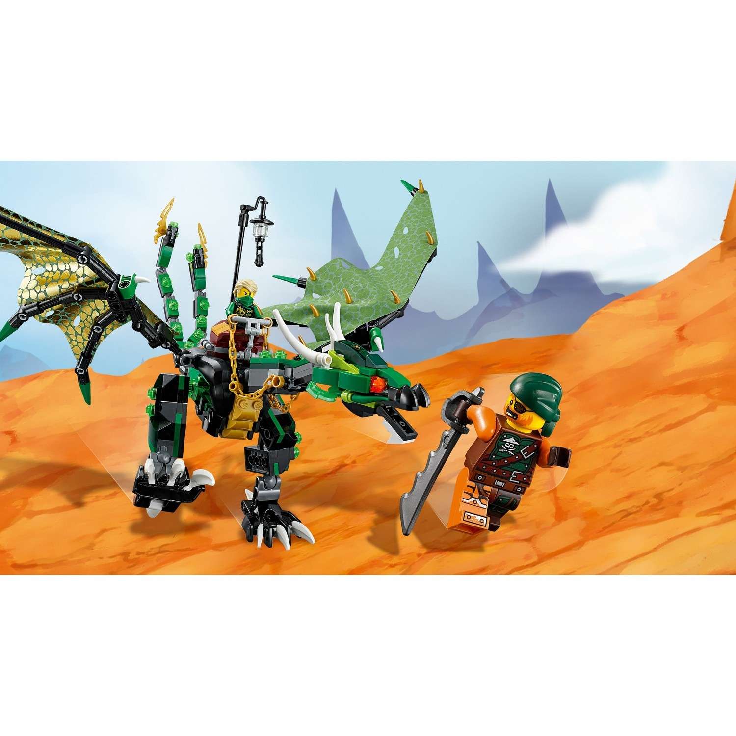 Конструктор LEGO Ninjago Зелёный Дракон (70593) - фото 9