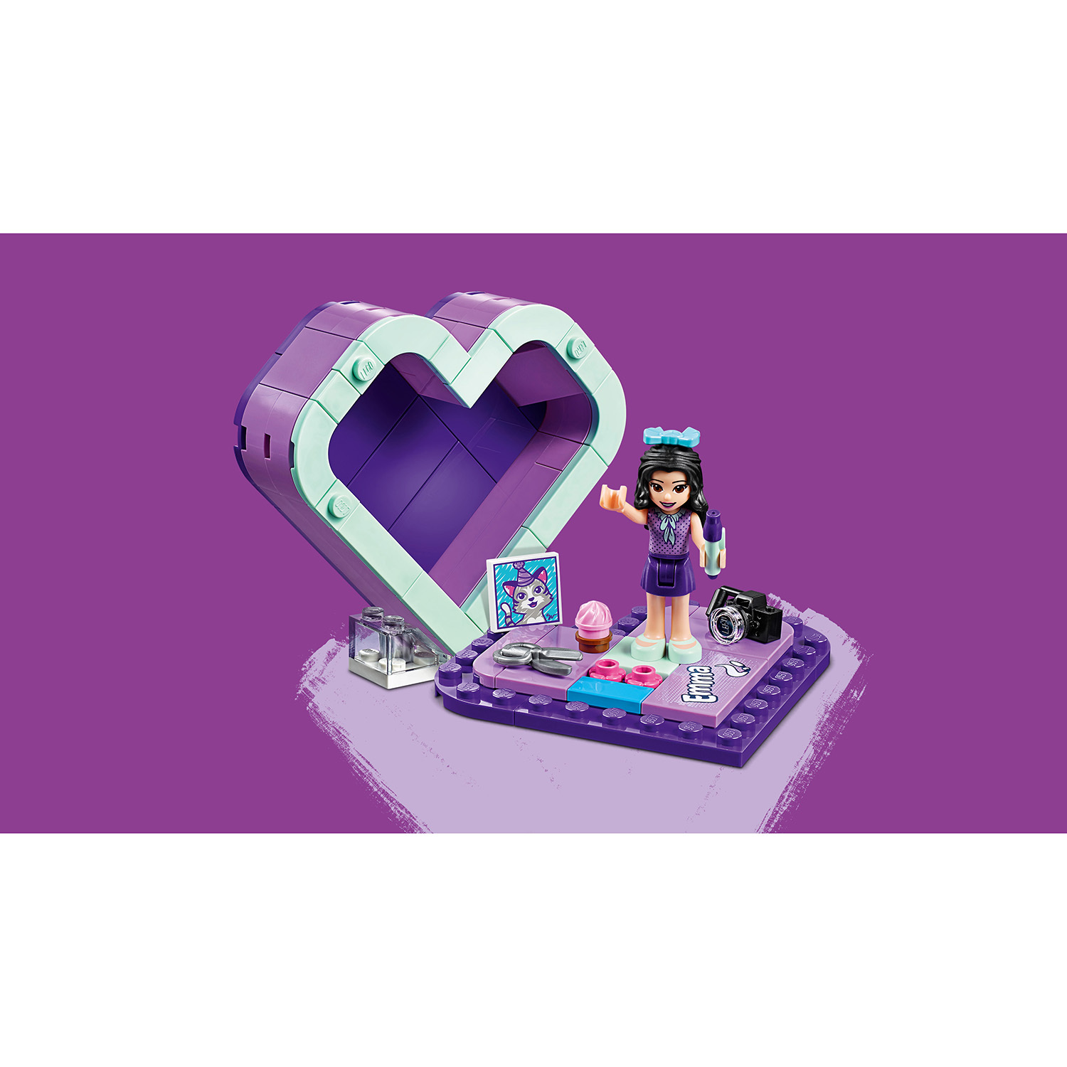 Конструктор LEGO Friends Шкатулка-сердечко Эммы 41355 - фото 10