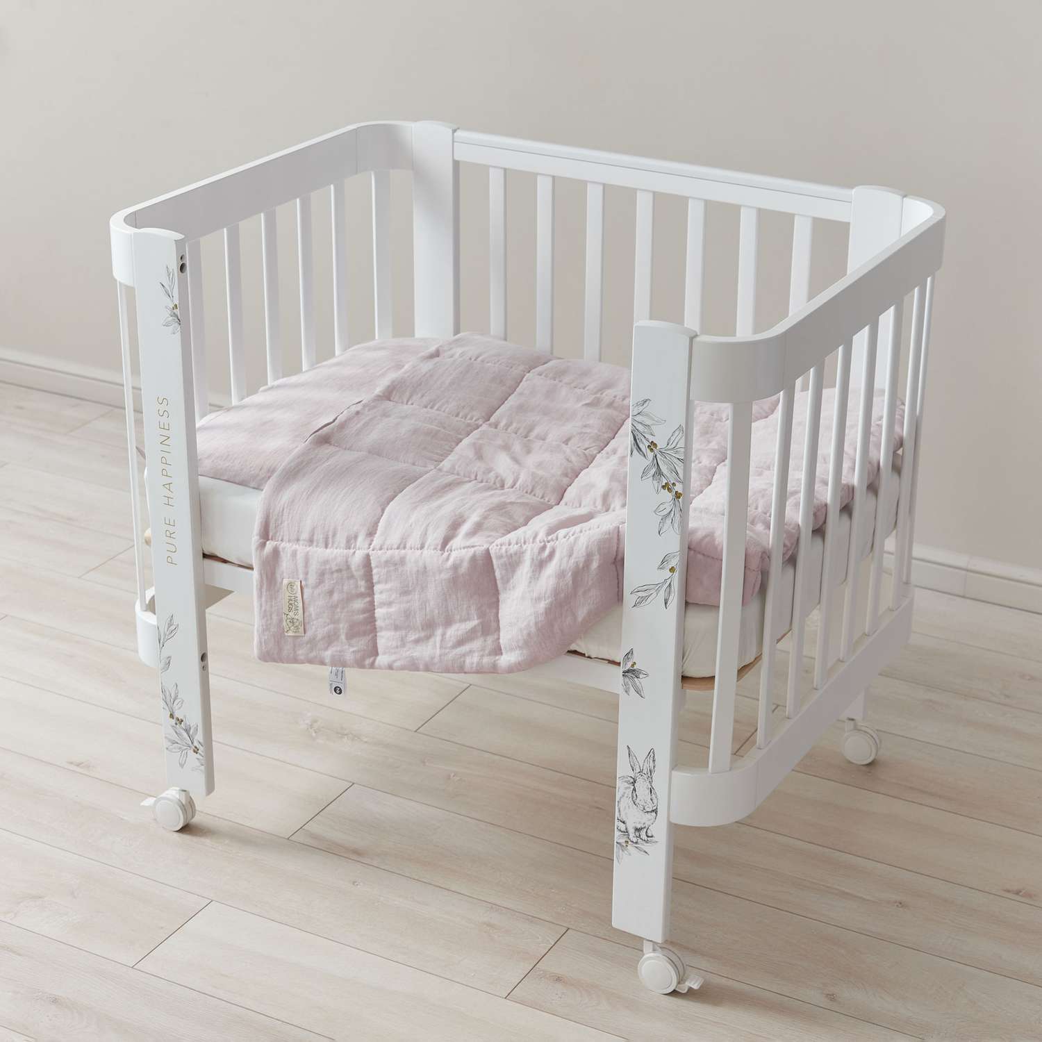 Комплект белья Happy Baby Детское постельное 2 предмета: наволочка и одеяло pink - фото 4
