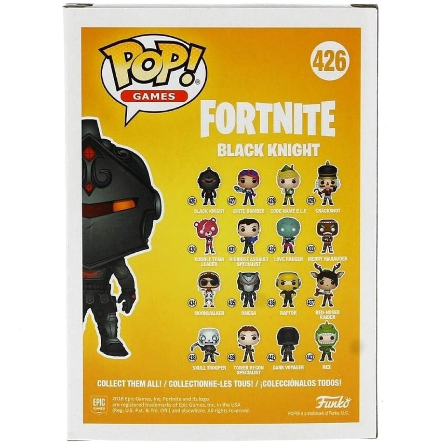 Игрушка Funko Pop vinyl Games Fortnite Black knight Fun1544 - фото 3