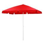 Зонт пляжный BABY STYLE большой садовый от солнца для отдыха1.75х2.4 м Oxford прямоуголный красный