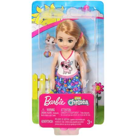 Кукла Barbie Челси Рыжеволосая в топе с котенком FRL82
